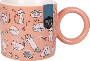 Чашка Eat&Drink рожева 330мл 985172