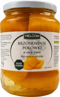 Персики Helcom половинки в сиропе