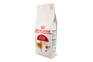 Корм сухой для взрослых котов от 1года Fit Royal Canin м/у 2кг