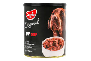 Корм д/дорослих собак Original Mono Protein з кловичиною 800г ж/б Carnie