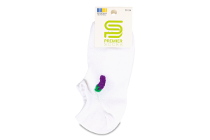 Шкарпетки підліткові ультракороткі р.20-24 на картонці Premier Socks