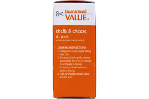 Guaranteed Value Shells & Cheese Dinner