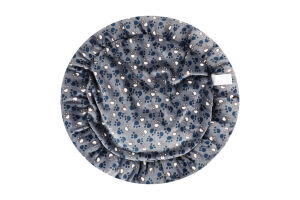 Лежак д/котів та собак Таммі синьо-бежевий в лапку 70см Тріксі