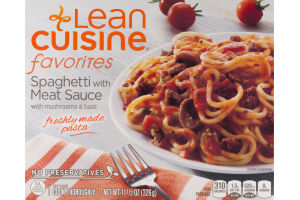 Lean Cuisine Favorites Spaghetti With Meat Sauce