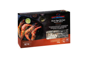 Креветки тигрові з головою с/м