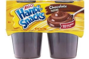 JELL-O Handi-Snacks Pudding Chocolate - 4 CT
