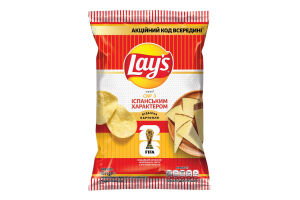 Чипсы картофельные Сыр с испанским характером Lay's м/у 95г
