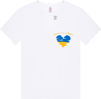 Футболка жін Roksana 1359 Пиш тим що я укр біл M