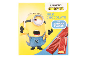 Шоколад молочний з начинкою та банановим кранчем Любімов Kids к/у 50г