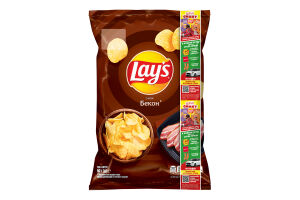 Чипси картопляні Бекон Lay's м/у 60г