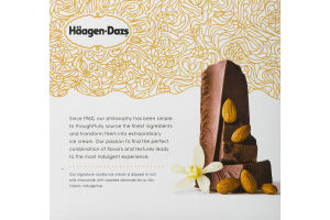 Haagen-Dazs Ice Cream Bars Vanilla Milk Chocolate Almond - 3 CT