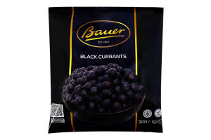 Смородина чорна швидкозаморожена Bauer м/у 400г