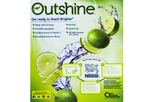 Nestle Outshine Fruit Bars Lime - 6 CT