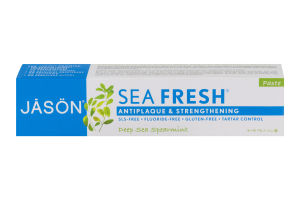 Jason Tooth Paste Sea Fresh Anti-Plaque & Strengthening Deep Sea Spearmint