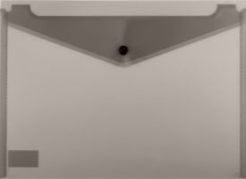 Папка-конверт А4 темно-зелена прозора на кнопці BM.3926-15 Buromax