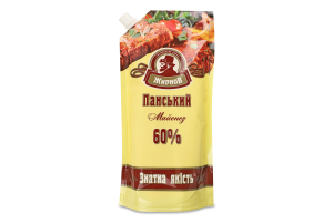 Майонез Панський 60% 550г д/п ЖирноВ