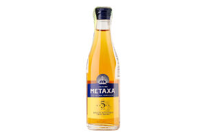 Напій алкогольний 0.05л 38% 5 зірок Metaxa пл