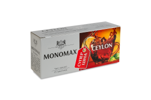 Чай черный байховый мелкий Ceylon Monomax в/с к/у 25х1.5г