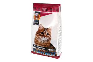 Корм сухий для котів Яловичина Пан Кот м/у 400г