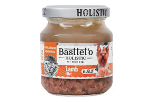 Филе ягненка кусочки в желе для собак Holistic Basttet'o с/б 130г