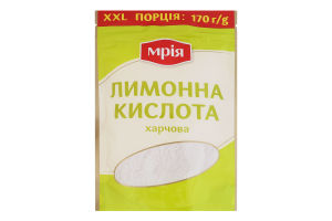 Кислота лимонная Мрія м/у 170г