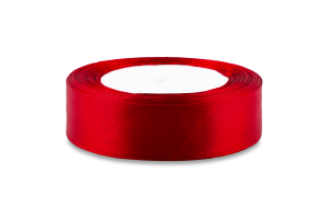 Стрічка д/подарунків мікс червоних тонів сатин 2,5см*22м Мета Друк