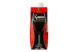 Вино 0.25л 11% красное сухое Sangiovese rubicone Vie del Molino т/п