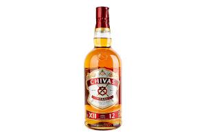 Виски 1л 40% шотландский купажированный 12 лет Chivas Regal бут