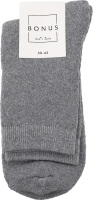 Шкарпетки чоловічі сірі махра класичні р.25-27 Bonus