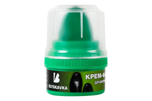 Крем-краска для кожаных изделий бесцветная Premium Blyskavka 60мл