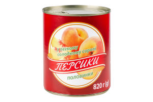 Конс Персик Суббота 850 г В сиропі