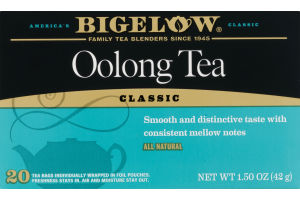 Bigelow Classic Oolong Tea - 20 CT