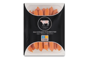 Сосиски Файні 1г 325г газ/уп O'Meat