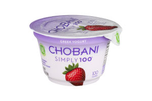 Chobani Simply 100 Non-Fat Yogurt Strawberry