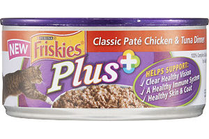 Friskies Plus+ Cat Food Classic Pate Chicken & Tuna