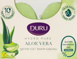 Мыло косметическое с экстрактом алоэ вера Hydro pure Duru 2х135г