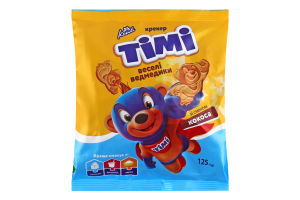 Крекер со вкусом кокоса Веселые мишки Timi м/у 125г