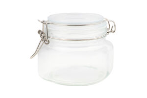 Банка д/зберігання 500мл скло з бугельним замком KYYW454