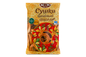 Сушки ванільні Флора БКК м/у 300г