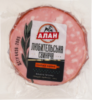 Колбаса вареная Любительская свиная Алан в/с кг