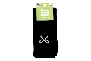 Гольфи підл Premier socks вишит бантик чорн р22-24