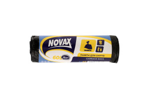 Пакеты мусорные 60л Novax 15шт