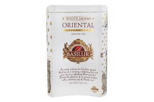 Чай зеленый ароматизированный White moon Oriental collection Basilur ж/б 100г