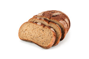 Хліб половинка в нарізці без дріжджів на заквасці Гречаний Добрий м/у 0.3кг