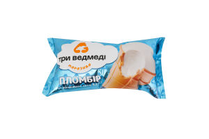 Морозиво пломбір у вафельному стаканчику Три ведмеді м/у 75г