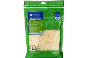 SE Grocers Fancy Shredded Reduced Fat Mozzarella Natural Cheese