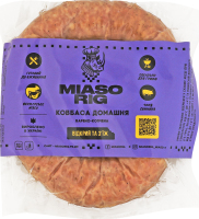 Ковбаса зі свинини Домашня Miasorig в/к в/у 0.25кг