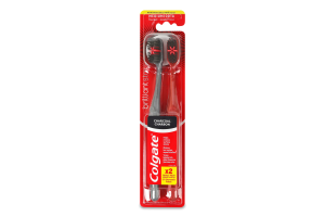 Щетка зубная Medium Charcoal Colgate 2шт