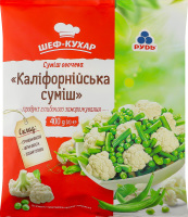 Смесь овощная глубокой заморозки Калифорнийская смесь Шеф-повар Рудь м/у 400г