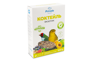 Корм д/декоративних птахів Коктейль Екзотик 500г Природа
